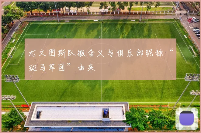 尤文图斯队徽含义与俱乐部昵称“斑马军团”由来